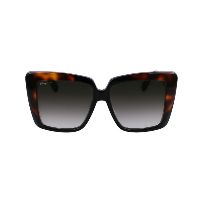 Ferragamo Black Acetate Sunglasses Ferragamo