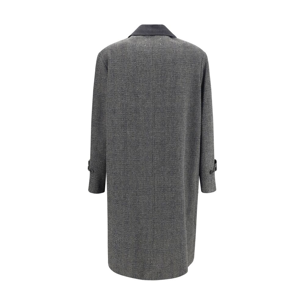 Margiela Single-breasted coat in virgin wool blend Margiela