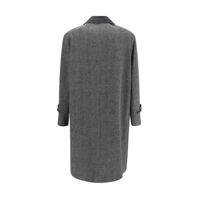 Margiela Single-breasted coat in virgin wool blend Margiela