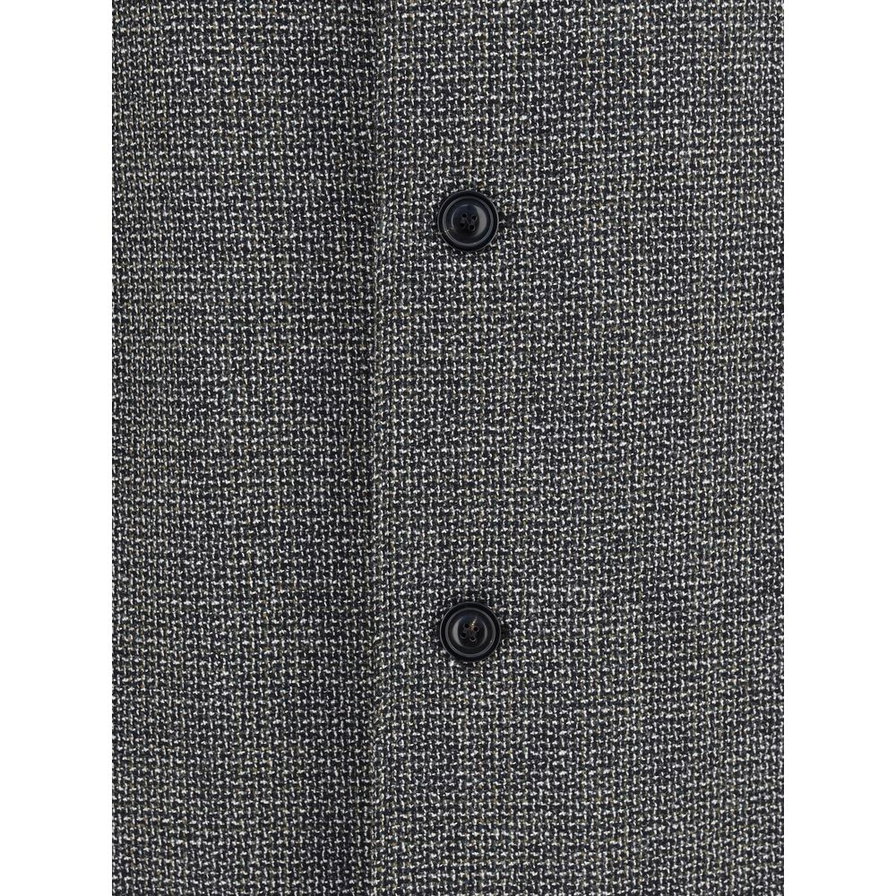 Margiela Single-breasted coat in virgin wool blend Margiela