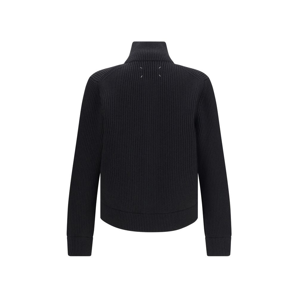 Margiela Zipped Cotton Cardigan Margiela
