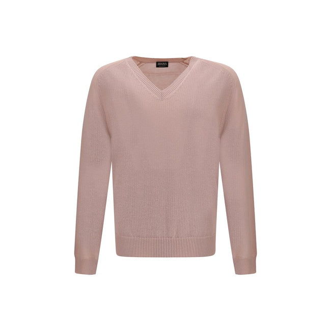 ZEGNA V-neck cashmere sweate ZEGNA