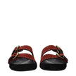 Isabel Marant Red Leather Slippers Sandals Isabel Marant