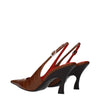 Stella McCartney Brown Leather High Heel Pumps Stella McCartney