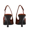 Stella McCartney Brown Leather High Heel Pumps Stella McCartney