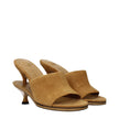 Jacquemus Brown Leather Stiletto Heels Sandals Jacquemus