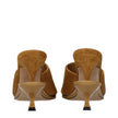 Jacquemus Brown Leather Stiletto Heels Sandals Jacquemus