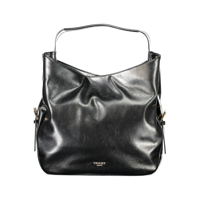 Twinset Black Polyethylene Women Hobo Bag Twinset