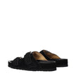 Isabel Marant Black Leather Slippers Sandals Isabel Marant