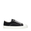 Moschino Black Fabric Low Tops Moschino