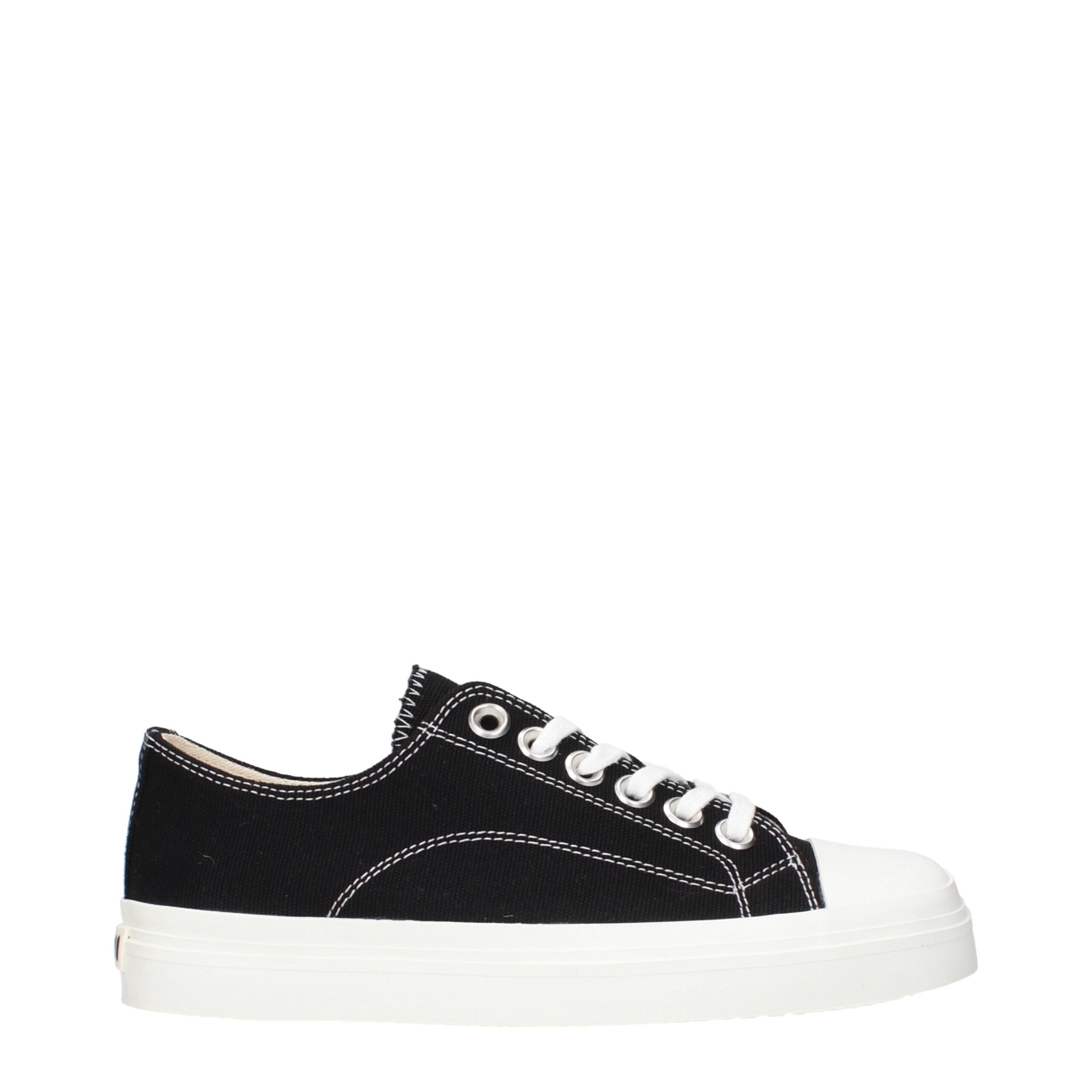 Moschino Black Fabric Low Tops Moschino