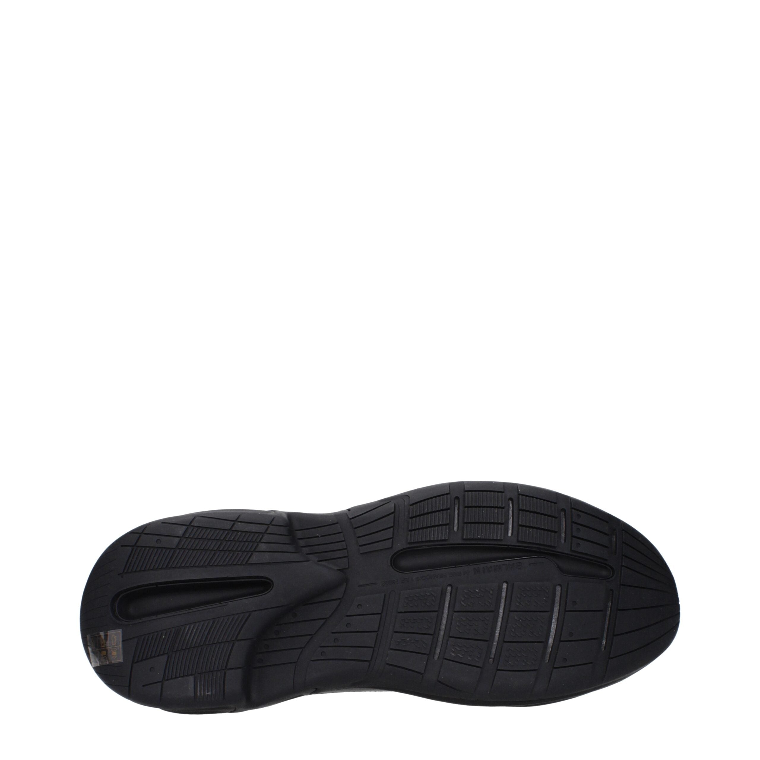 Balmain Black Leather Athletic Sneakers Balmain