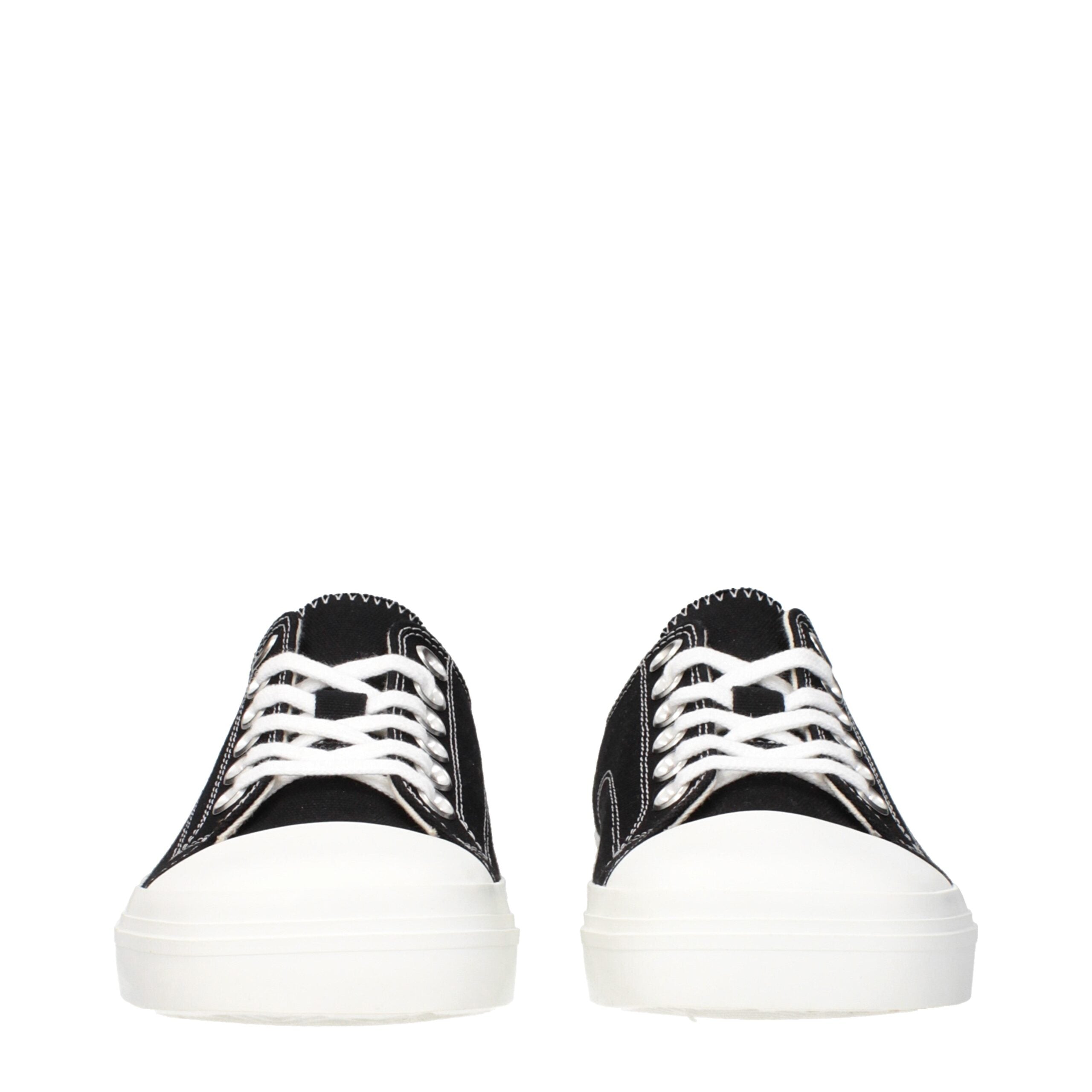 Moschino Black Fabric Low Tops Moschino