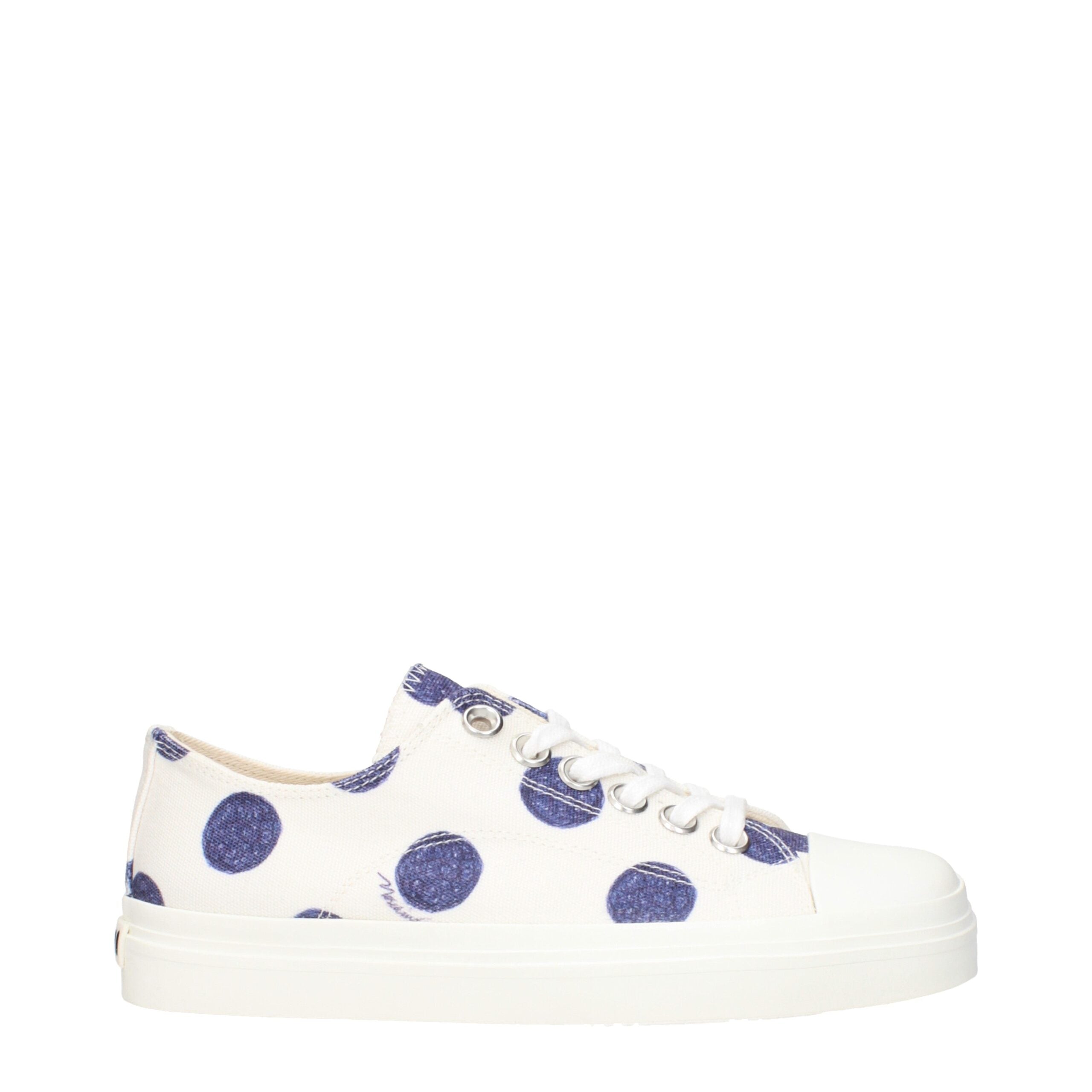 Moschino White Fabric Low Tops Moschino