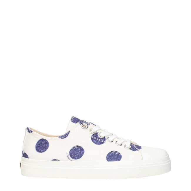 Moschino White Fabric Low Tops Moschino