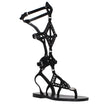 Isabel Marant Black Leather Flip-Flop Sandals Isabel Marant