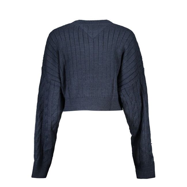Tommy Hilfiger Blue Polyester Sweater Tommy Hilfiger