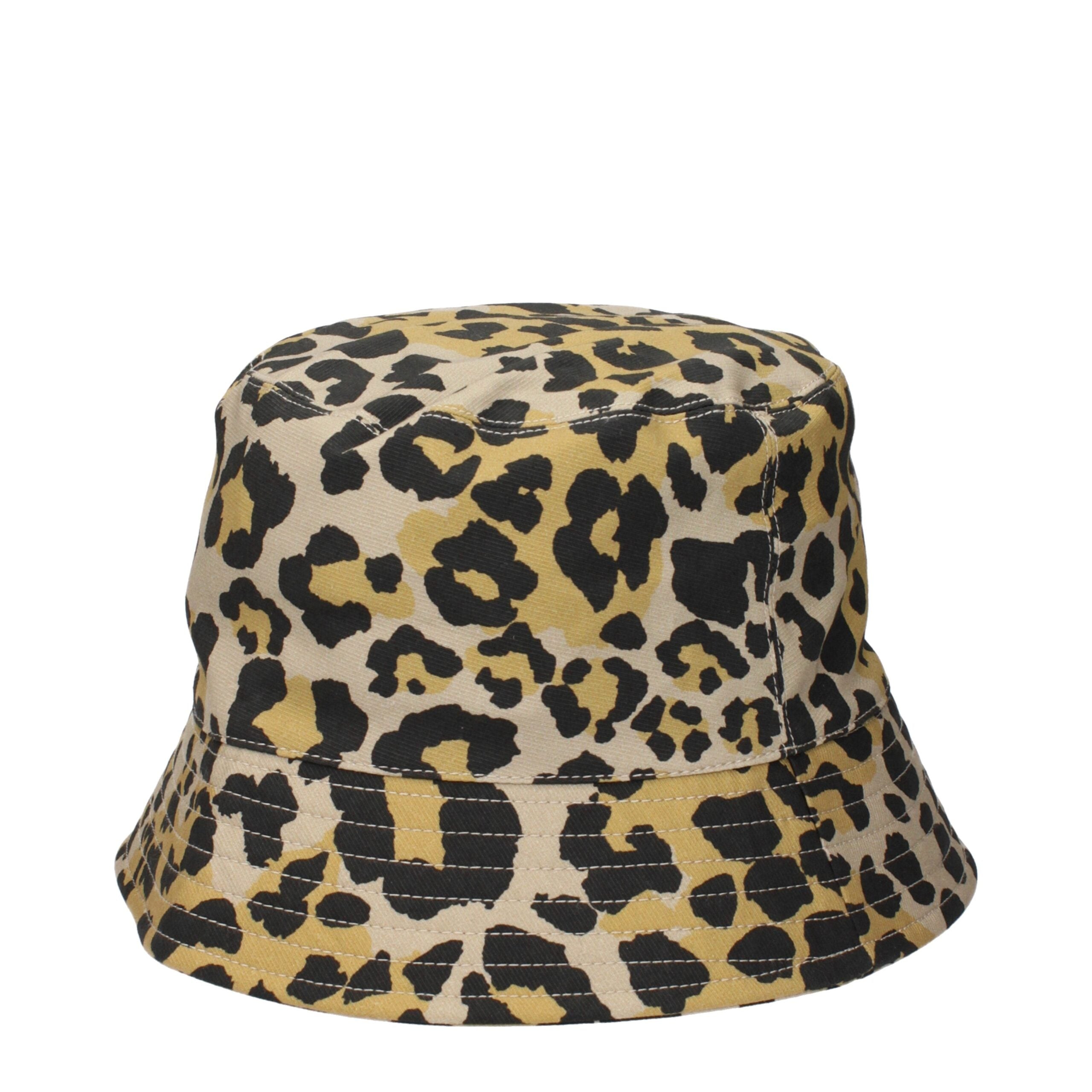 Max Mara Beige Cotton Bucket Hats Max Mara