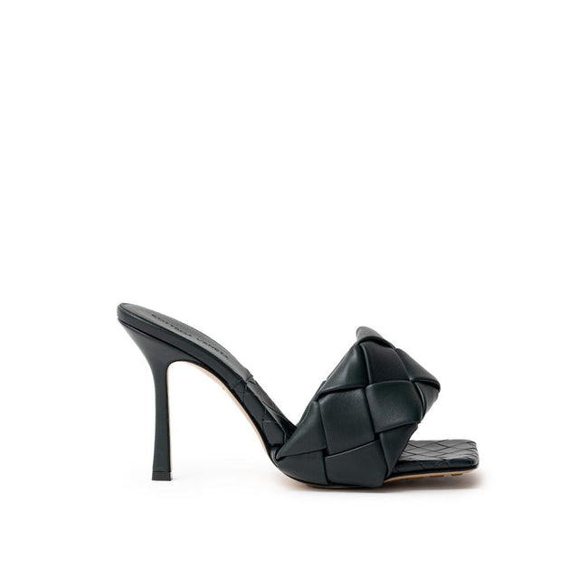 Bottega Veneta Green Leather Sandal Bottega Veneta