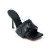 Bottega Veneta Green Leather Sandal Bottega Veneta