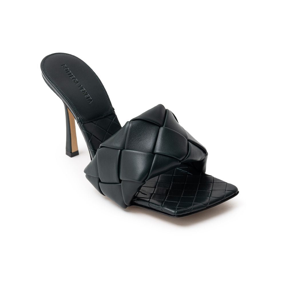 Bottega Veneta Green Leather Sandal Bottega Veneta