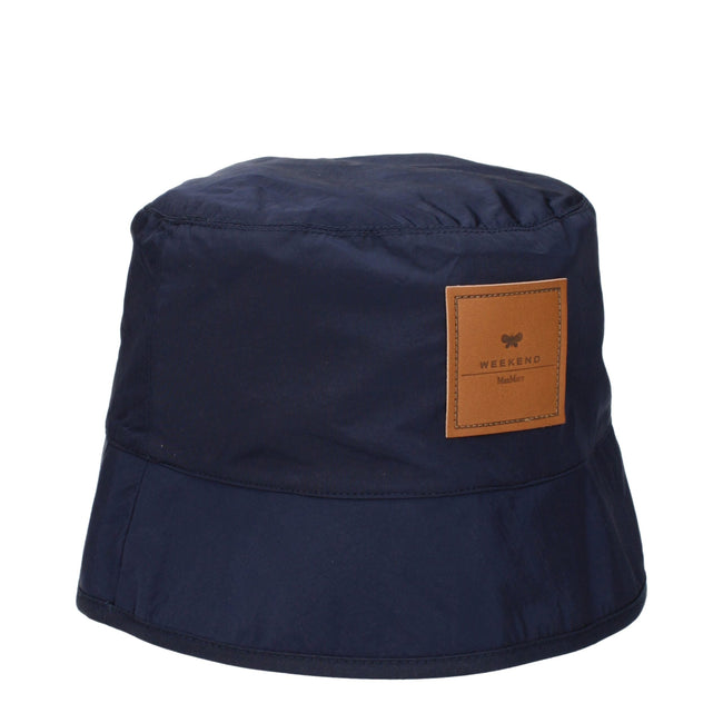 Max Mara Blue Polyamide Bucket Hats Max Mara