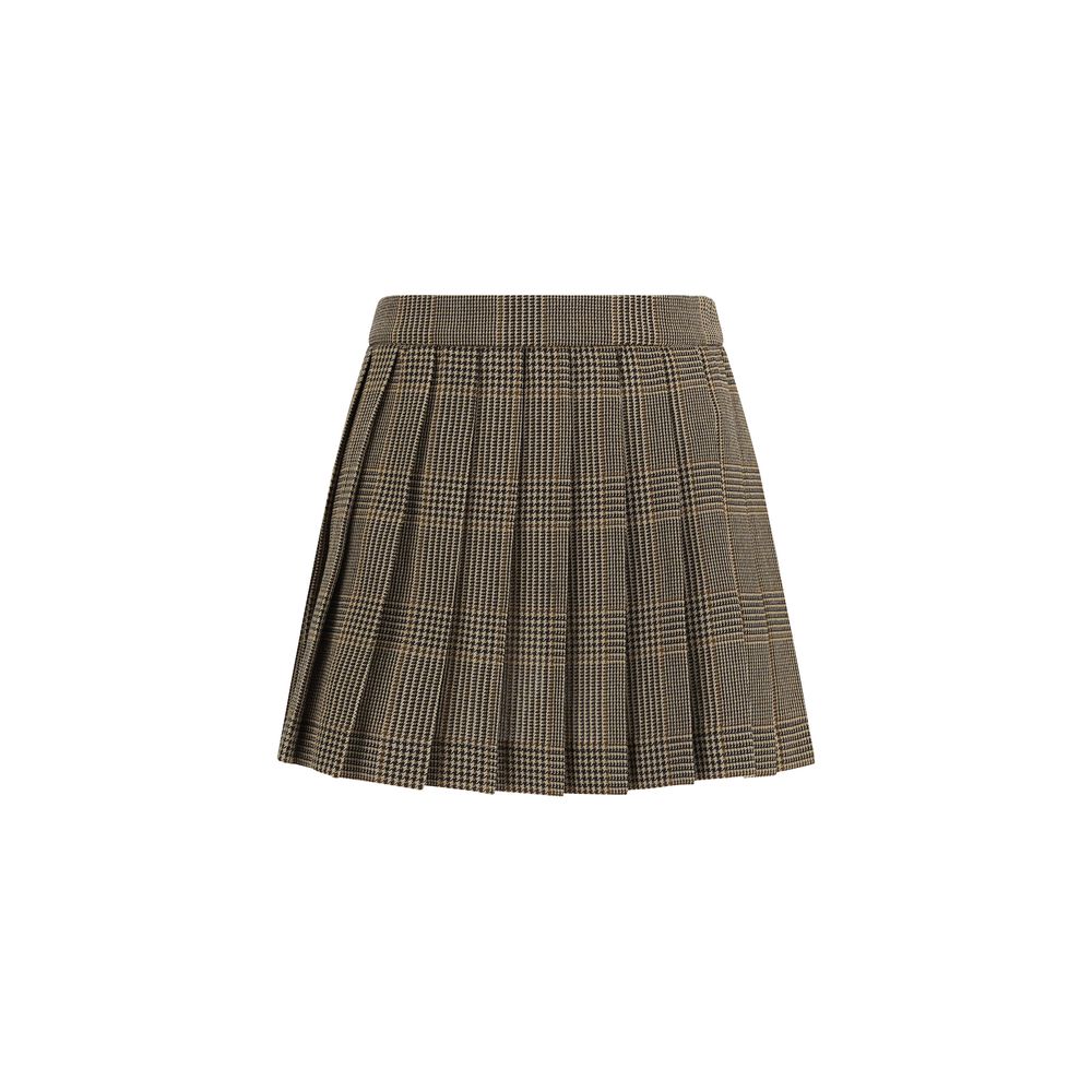 Golden Goose miniskirt with Prince of Wales motif Golden Goose