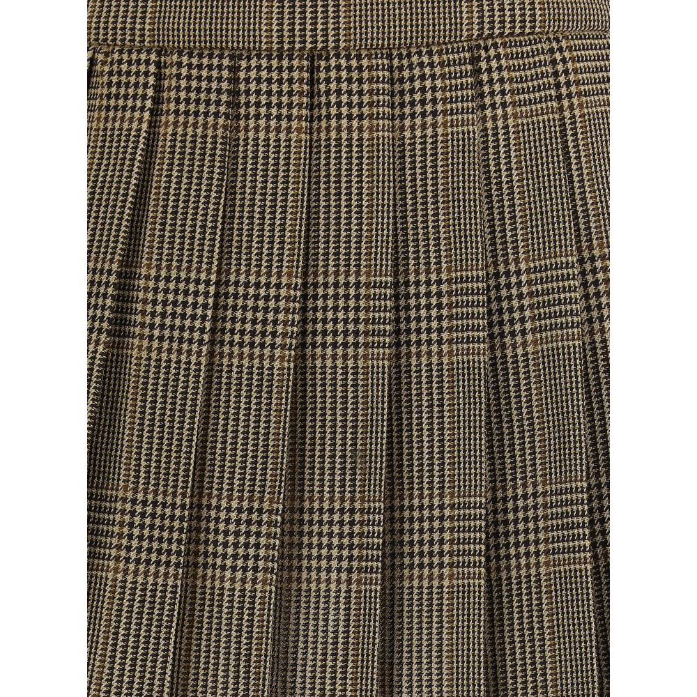 Golden Goose miniskirt with Prince of Wales motif Golden Goose