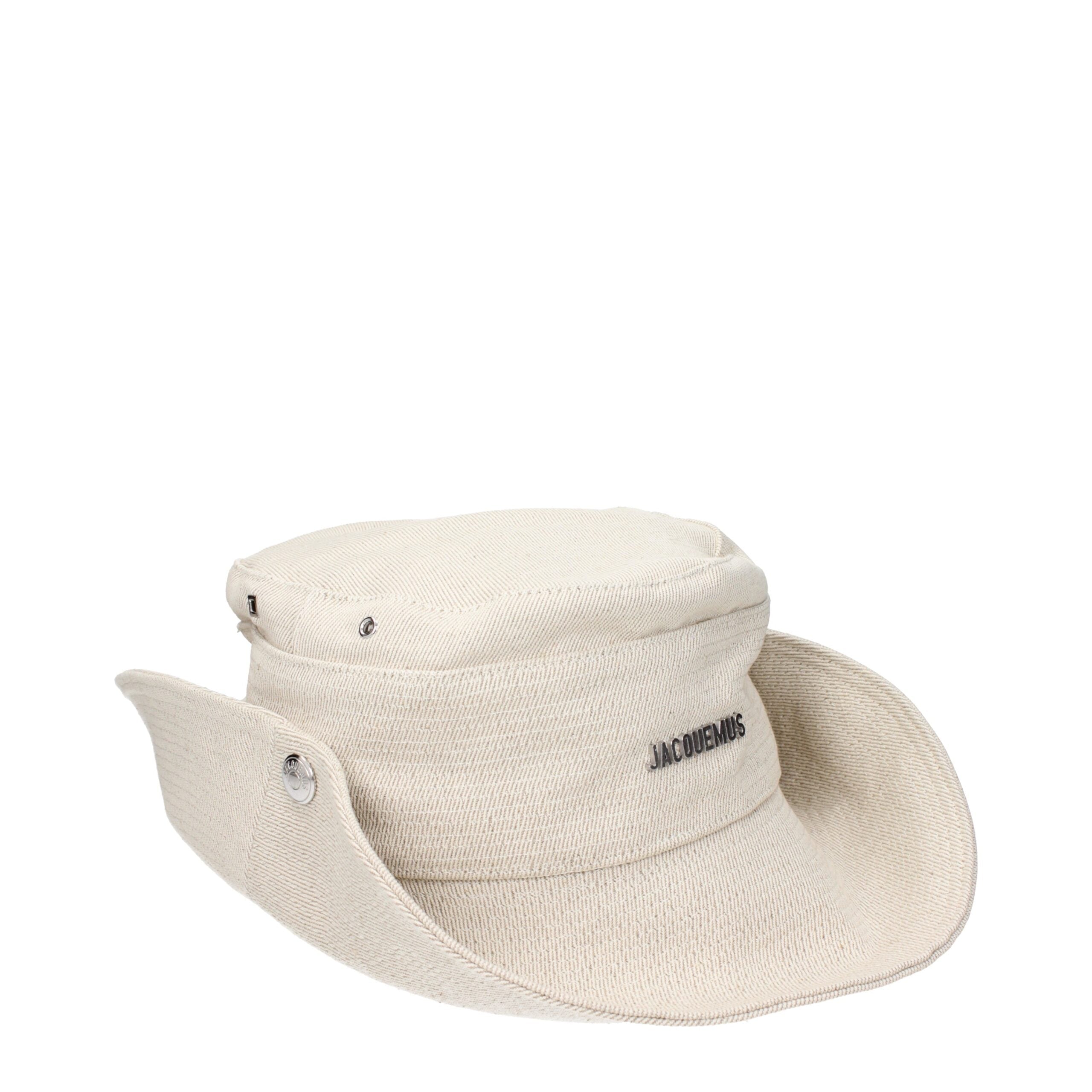 Jacquemus Beige Linen Bucket Hats Jacquemus