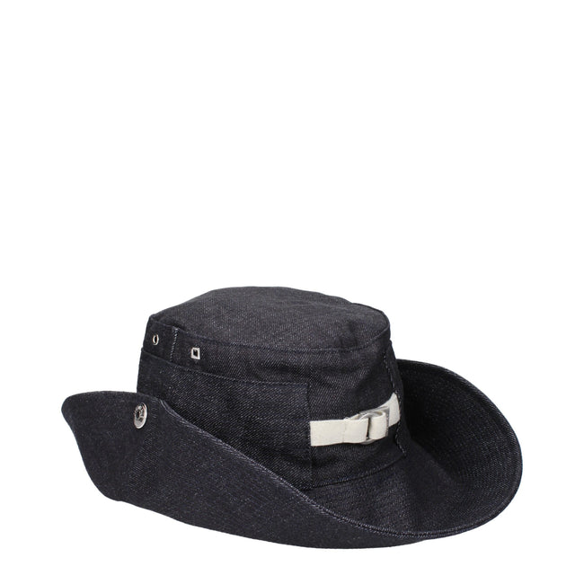 Jacquemus Blue Cotton Sunhats Jacquemus