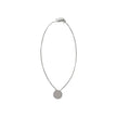 MM6 Necklace with round plaque MM6
