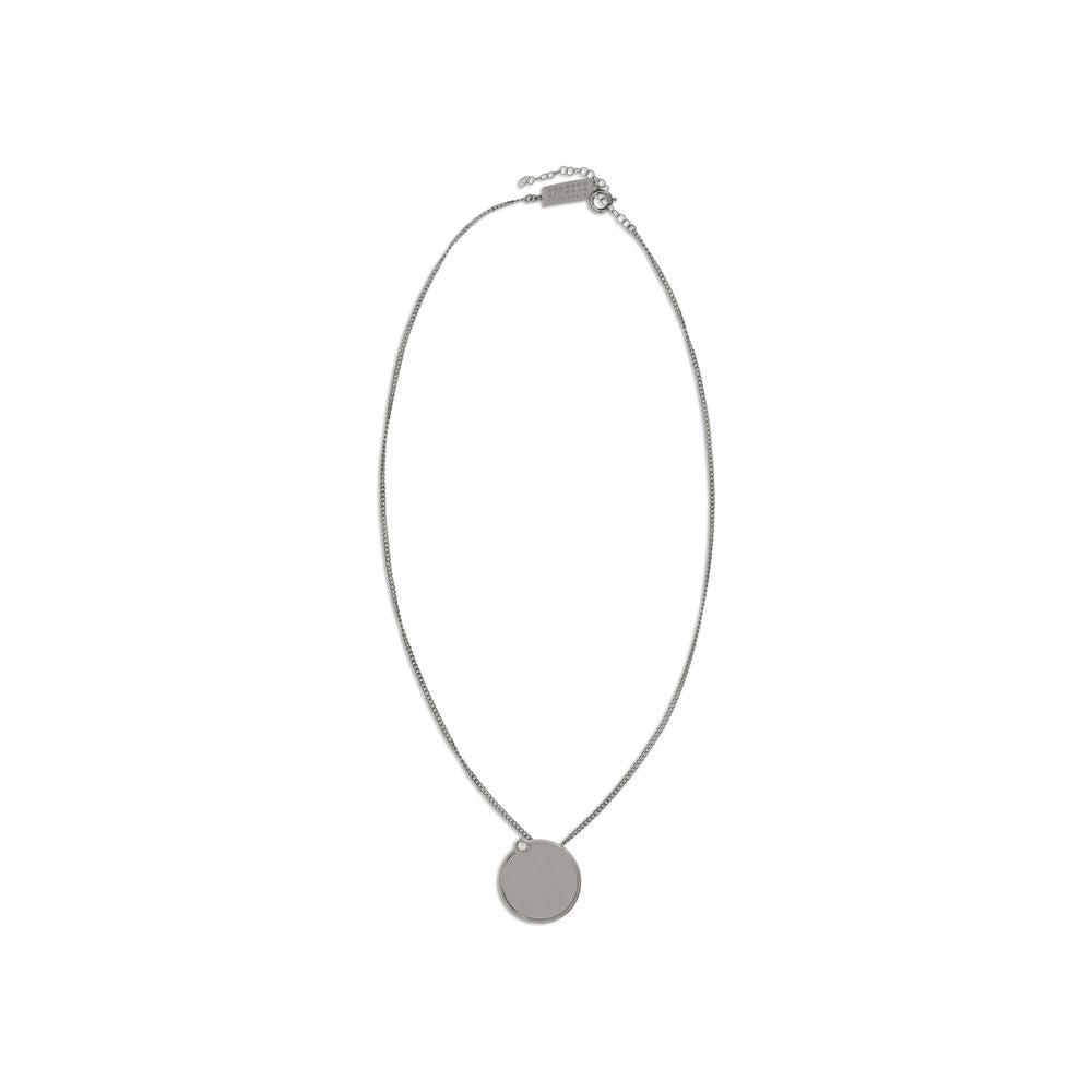 MM6 Necklace with round plaque MM6