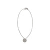 MM6 Necklace with round plaque MM6