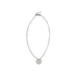 MM6 Necklace with round plaque MM6