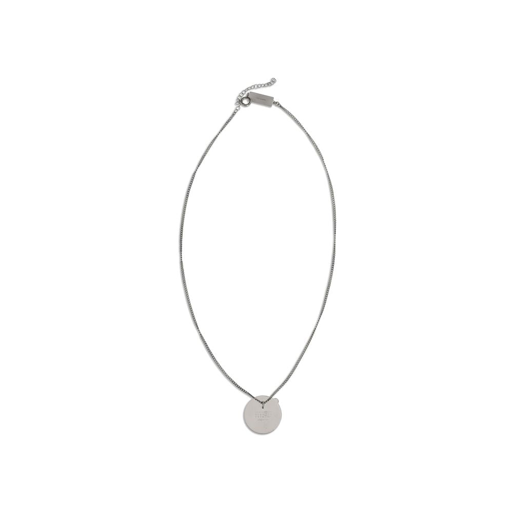 MM6 Necklace with round plaque MM6