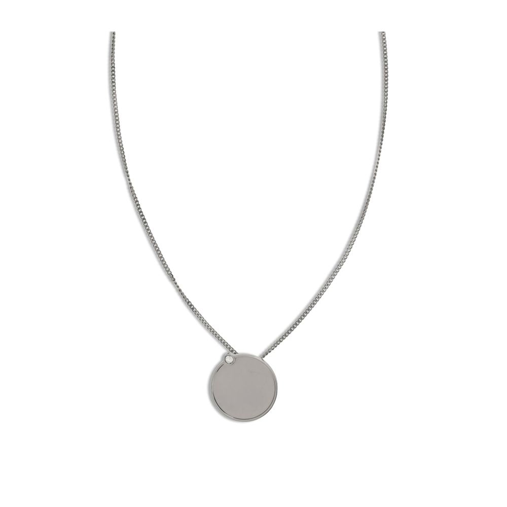 MM6 Necklace with round plaque MM6