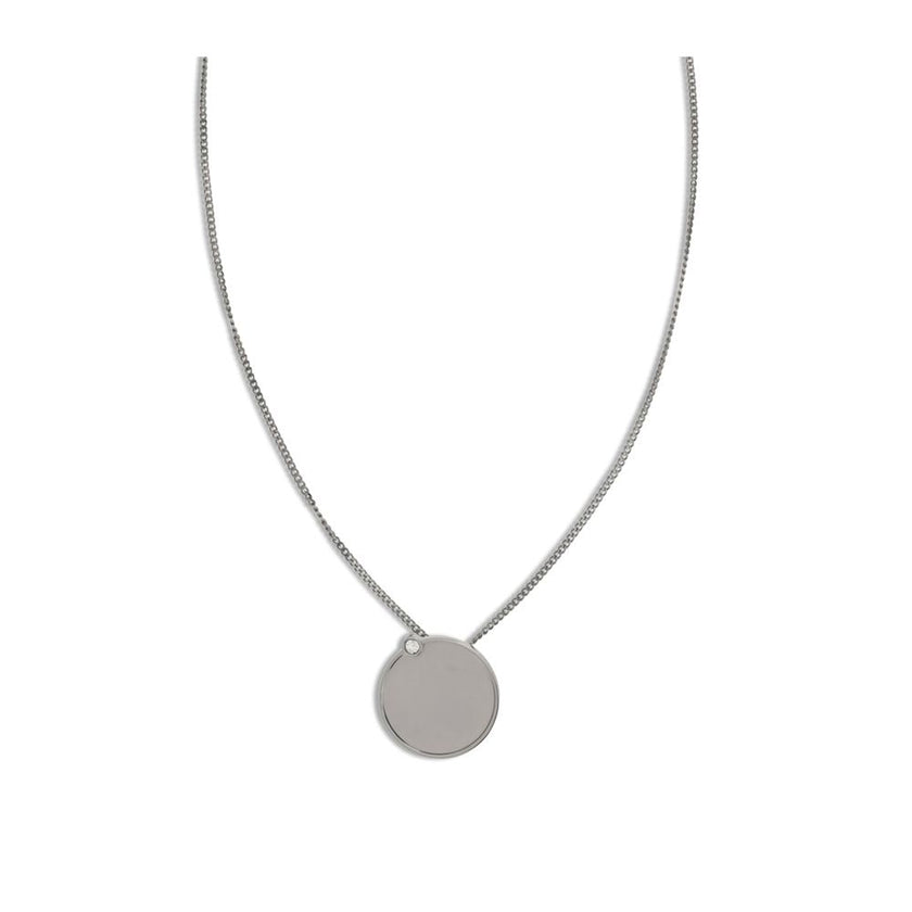 MM6 Silver Brass Necklace MM6