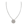 MM6 Necklace with round plaque MM6