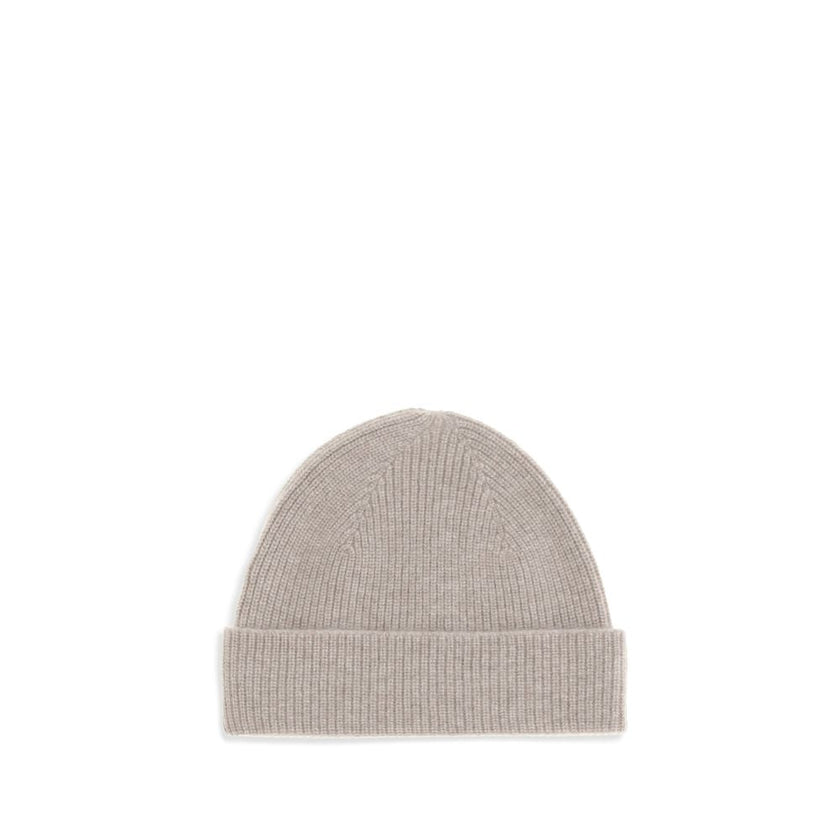 ZEGNA Beige Cashmere Beanie ZEGNA