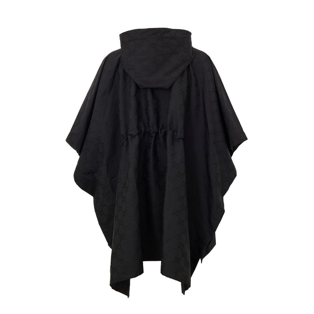 Gucci Black Polyester Trench Coat Gucci
