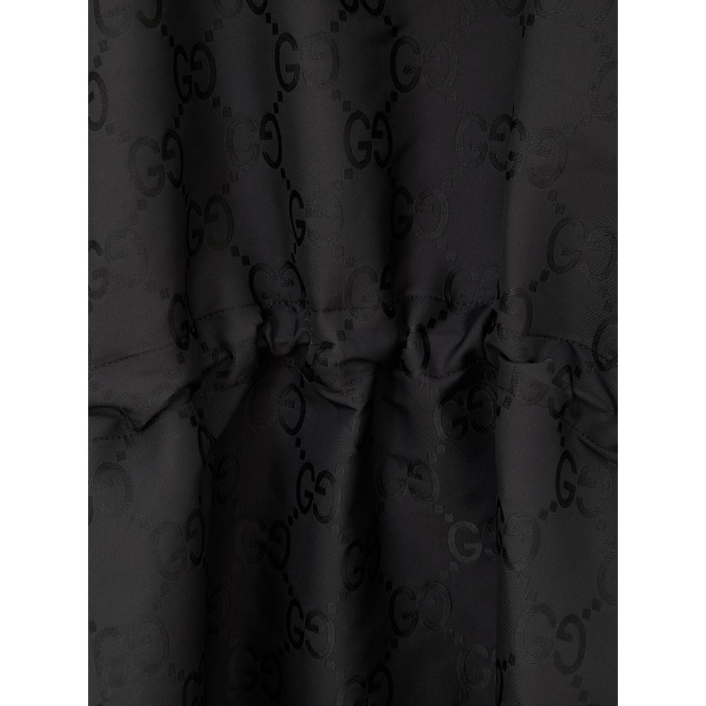 Gucci Black Polyester Trench Coat Gucci