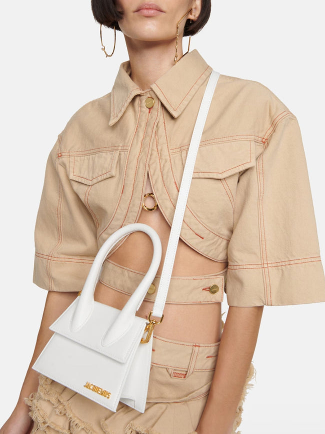 Jacquemus White Le Chiquito Moyen Bag Jacquemus