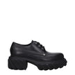 Off-White Black Leather Oxfords And Derbies Off-White