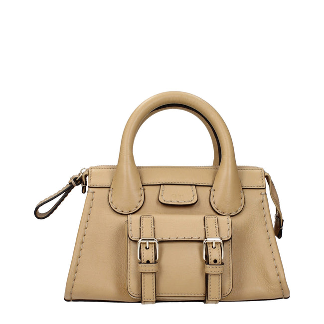 Chloé Beige Leather Handbags Chloé
