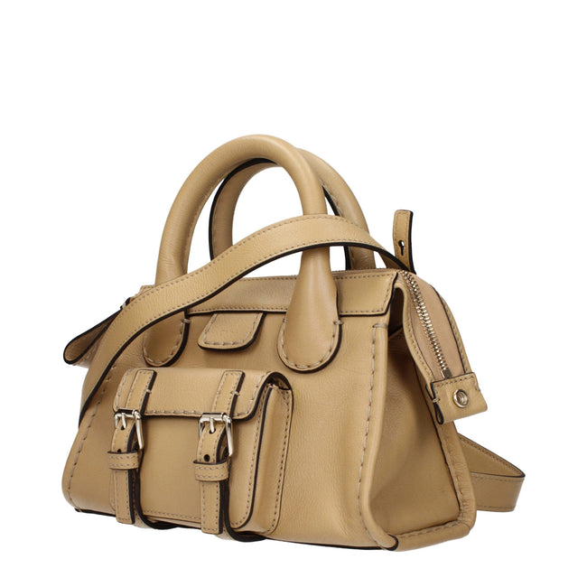 Chloé Beige Leather Handbags Chloé