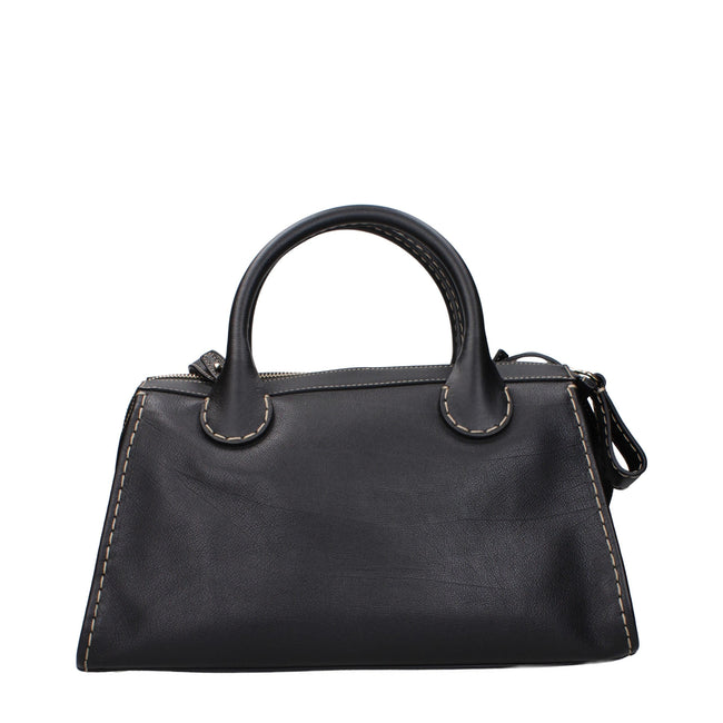 Chloé Black Leather Handbags Chloé