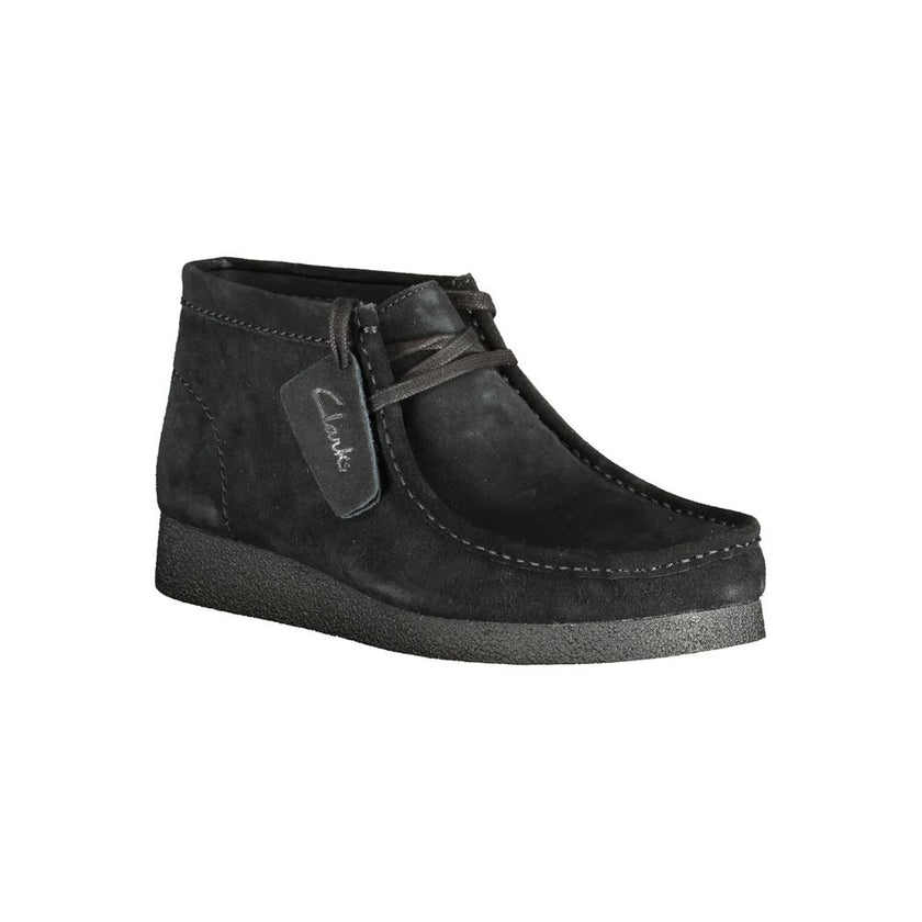 Clarks Black Leather Men Sneaker Clarks