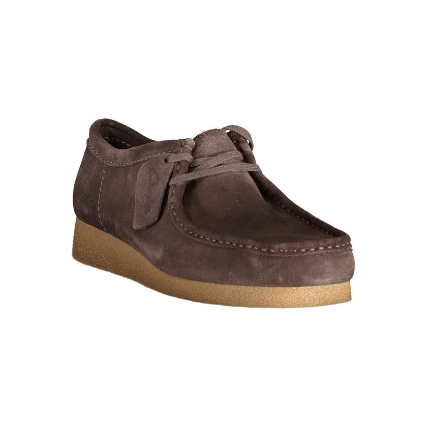 Clarks Brown Leather Men Sneaker Clarks