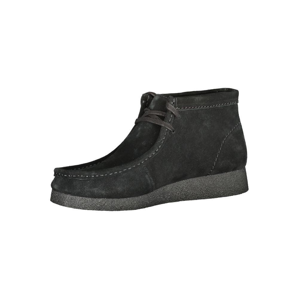 Clarks Black Leather Men Sneaker Clarks