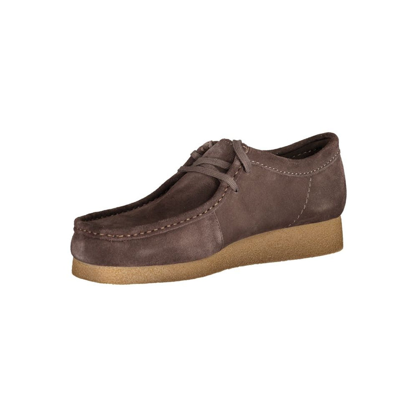 Clarks Brown Leather Men Sneaker Clarks